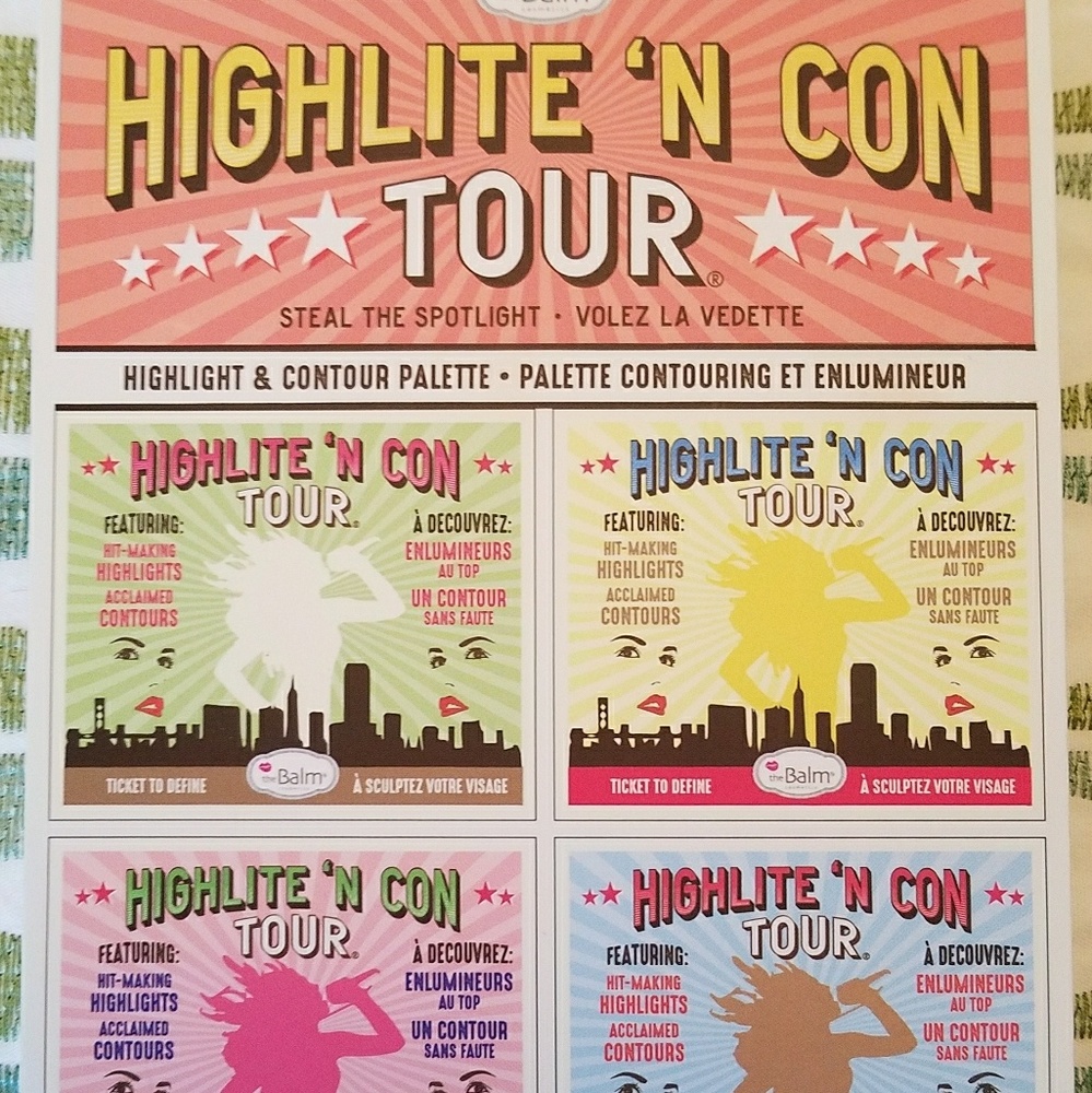 theBALM Highlight & Contour Palette!