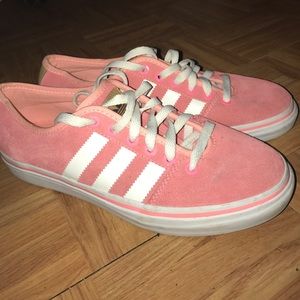 Pink adidas shoes