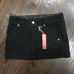 Express 🆕🏷 Black Denim Mini Skirt