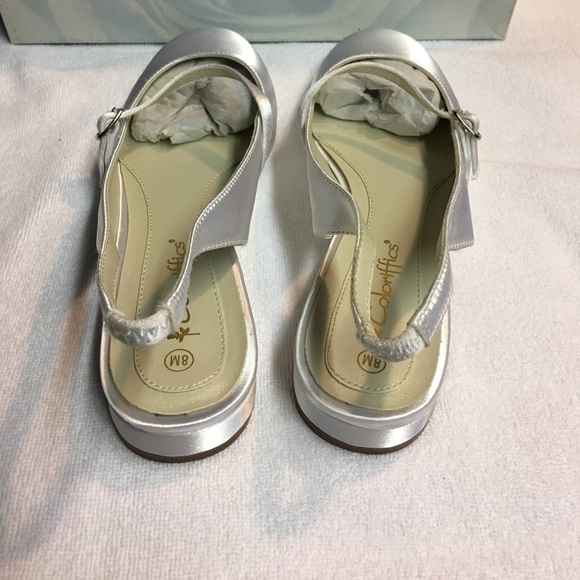 Coloriffics Dyeable White Satin Shoes - Picture 3 of 7