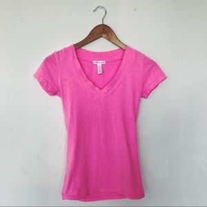 Pink V Neck