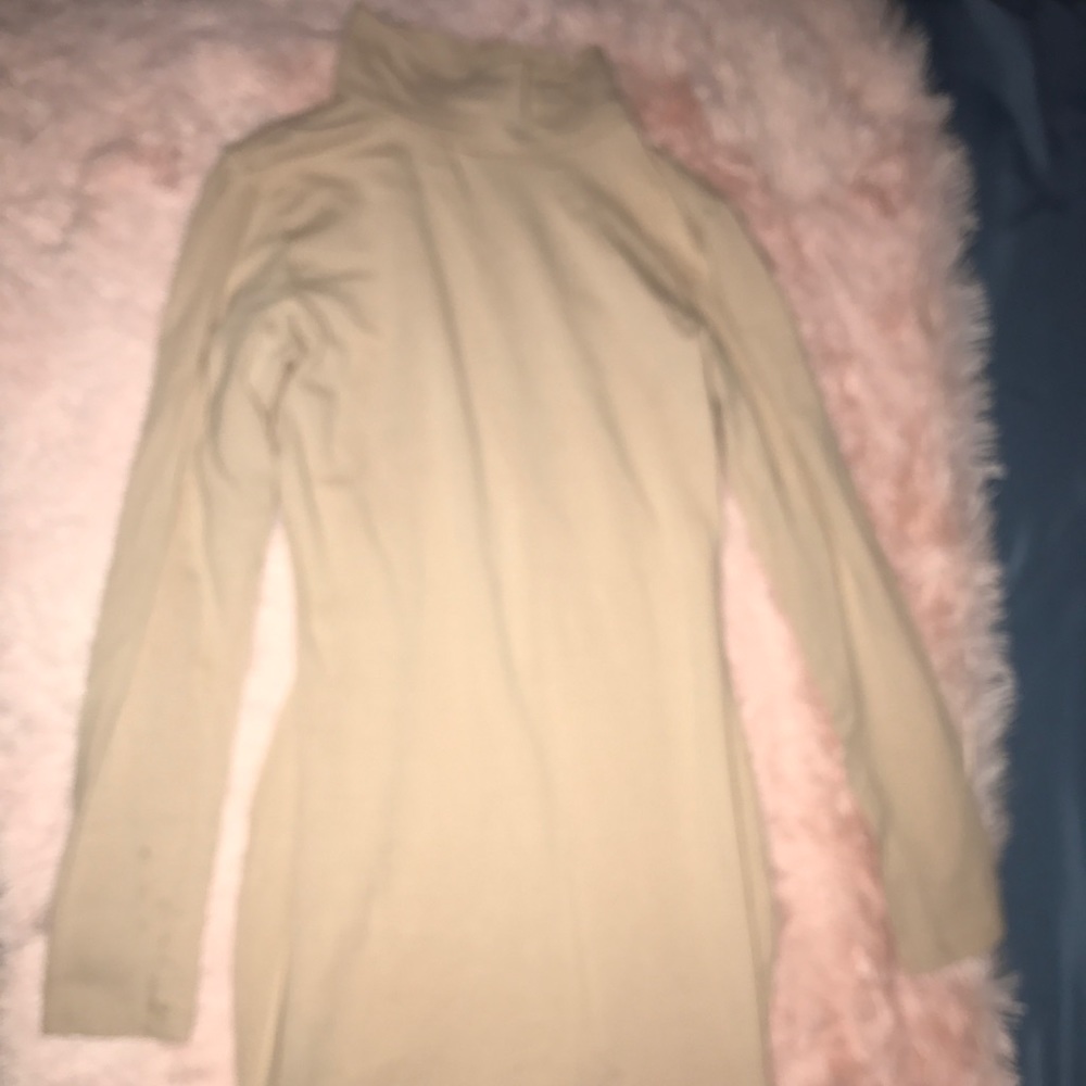 Turtleneck Midi Dress