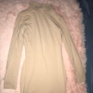 Turtleneck Midi Dress