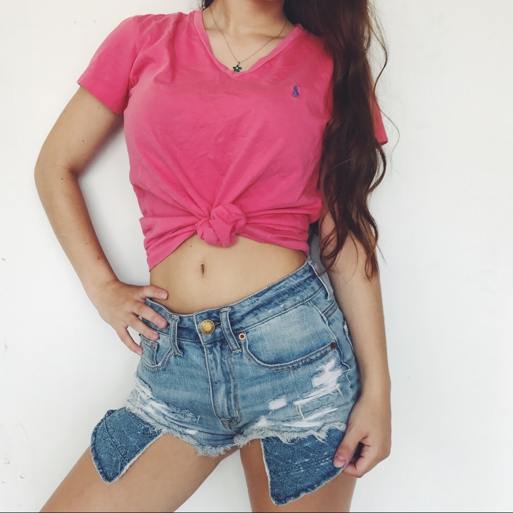 Pink Polo Tee