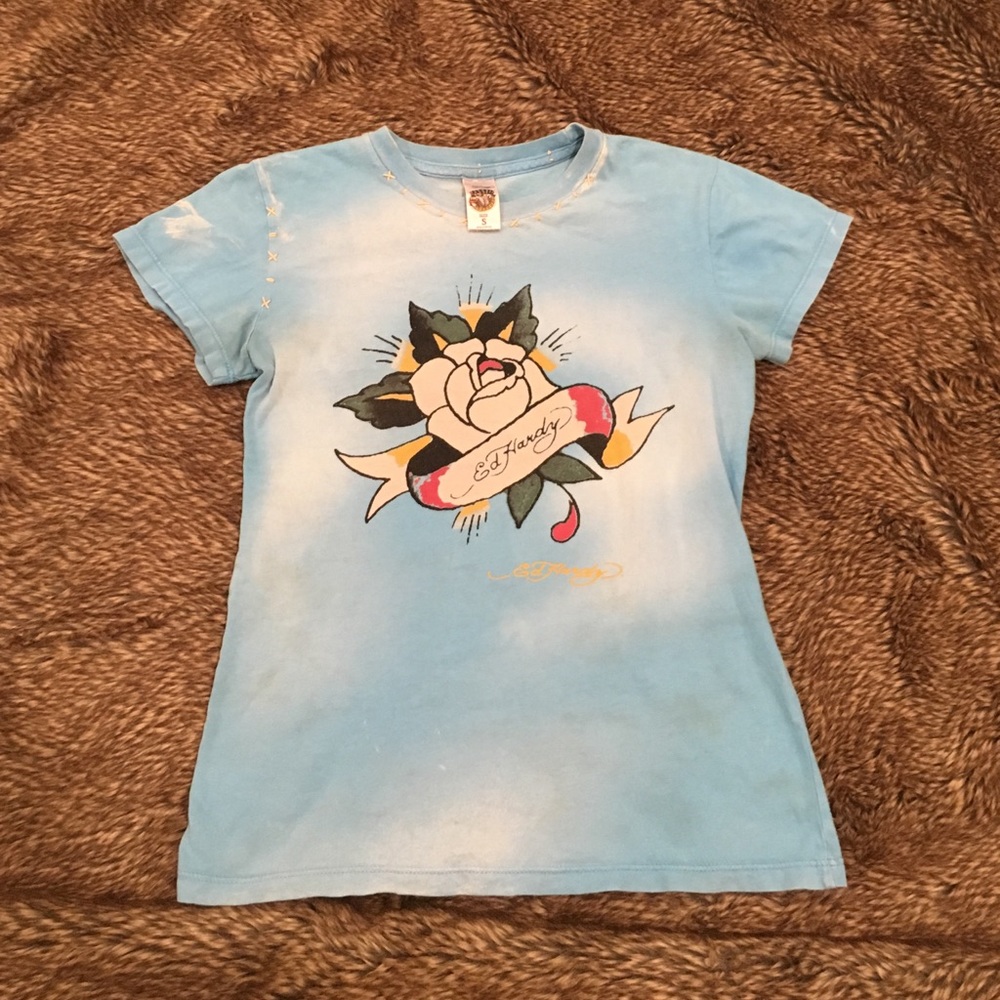 Ed Hardy name brand t shirt