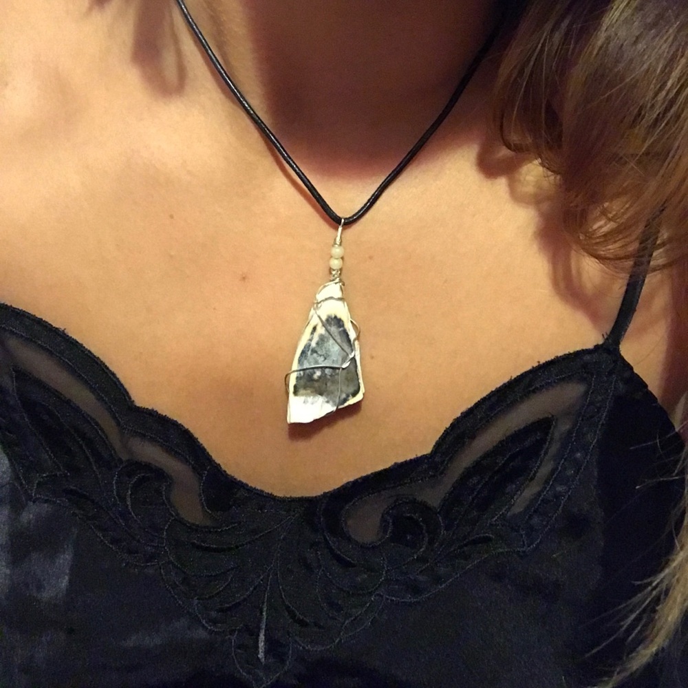 Handmade seashell necklace