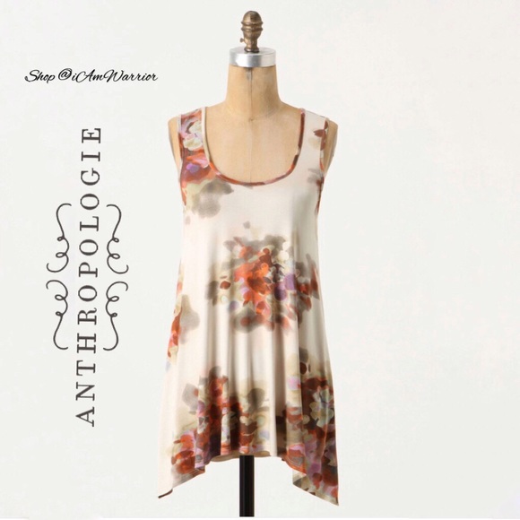 Anthropologie Tops - Anthropologie {Weston Wear} floral tie-back top