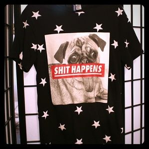 Pug graphic tee