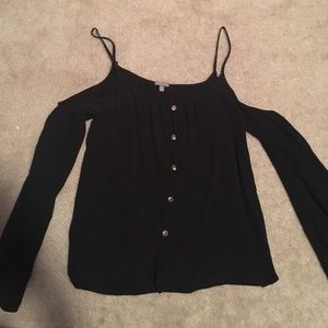 Charlotte Russe black off the shoulder top