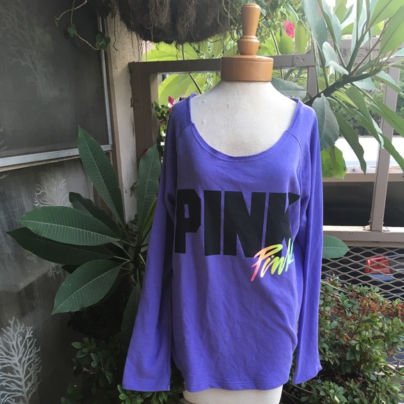 PINK Victoria's Secret Sweaters - Purple PINK Victoria's Secret Pullover Sweater