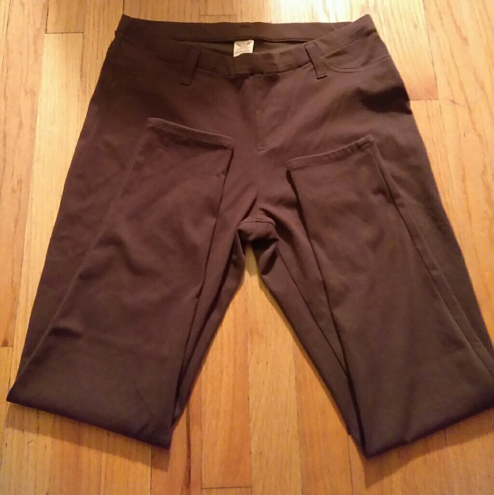 Burgundy jeggings