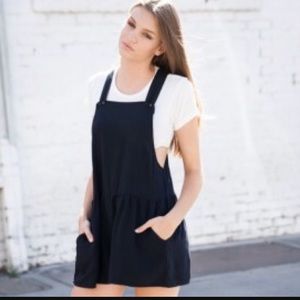 RARE Brandy Overall styled Romper