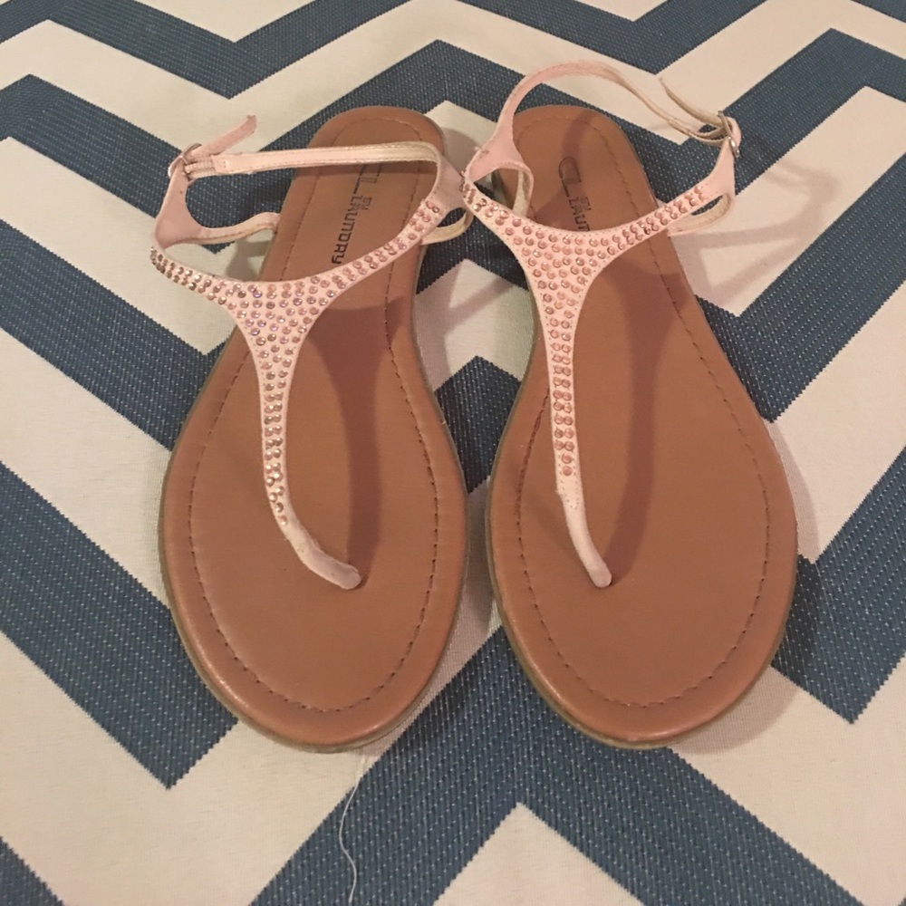 Sequin pink sandals, super cute!! 😊