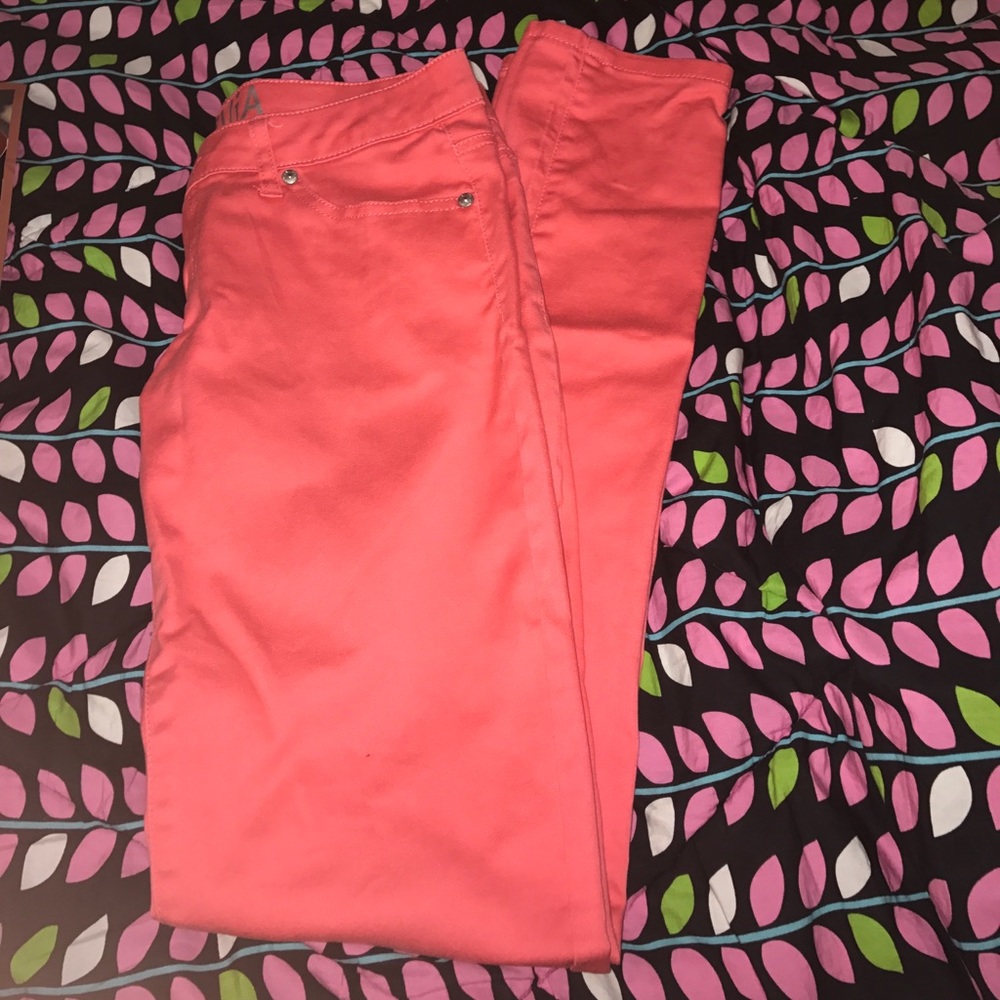 Coral Delias skinny jeans