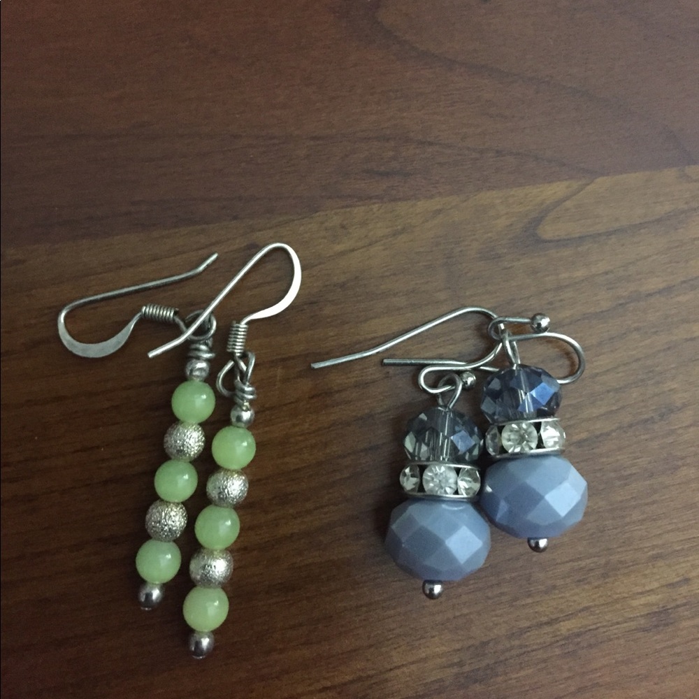 2 pair of beaded Pretty earrings
