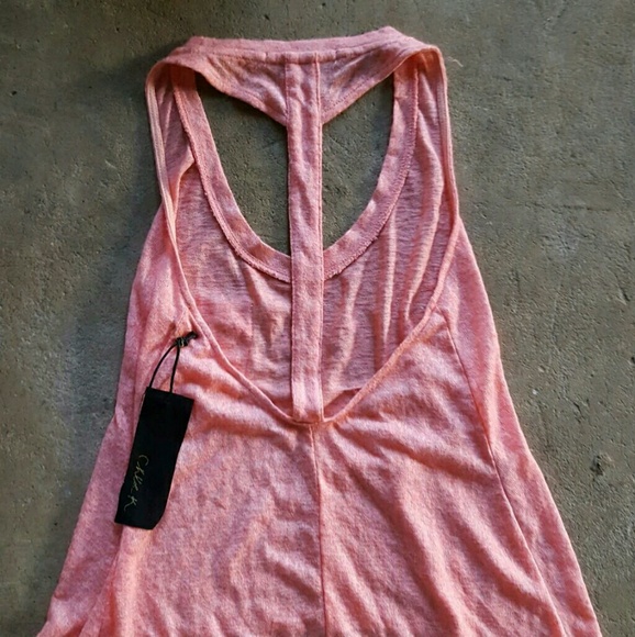 🎉CHLOE K🎉 High Low Racerback Tank - Picture 3 of 4