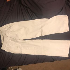 Cherokee white scrub pants petite small