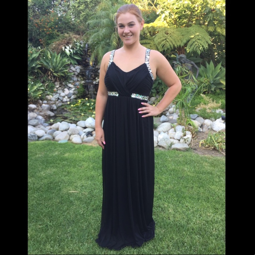 Black formal dress