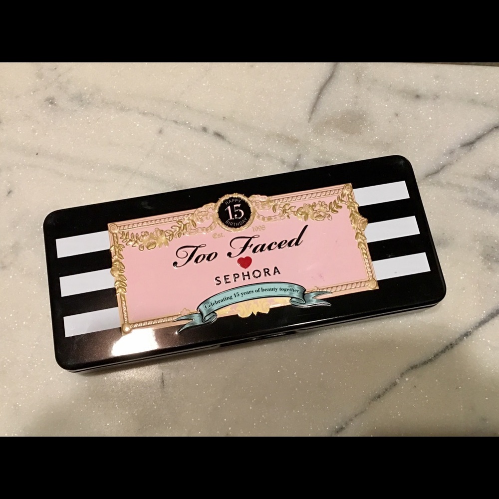 LE Too Faced & Sephora 15 Year Birthday Palette