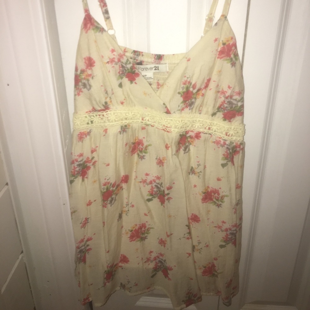cute flower tank top