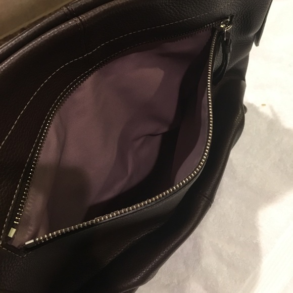 Brown, leather COACH purse. - Picture 5 of 8