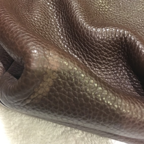 Brown, leather COACH purse. - Picture 8 of 8