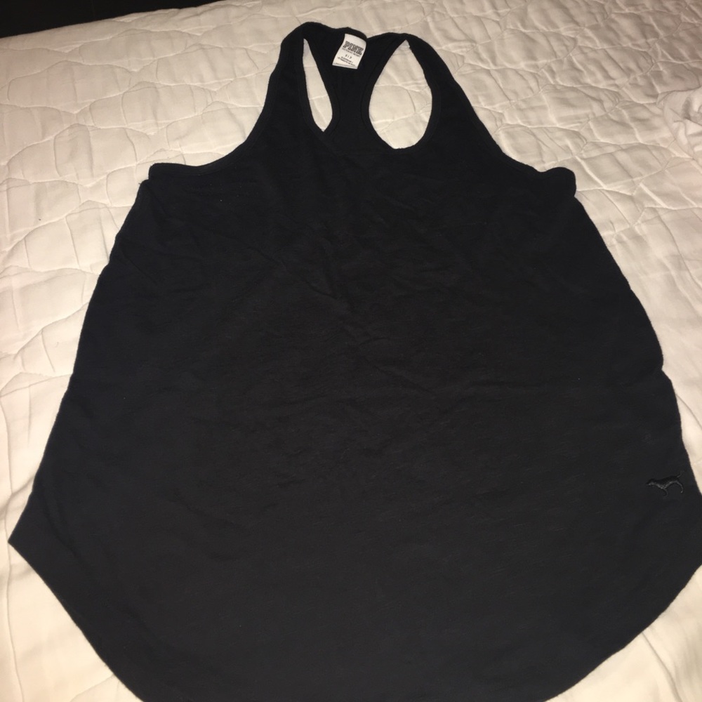 Black tank top from pink