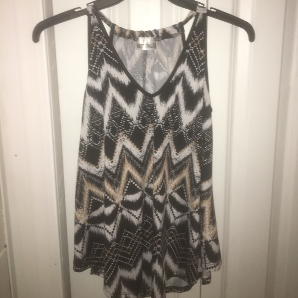 patterned tank top
