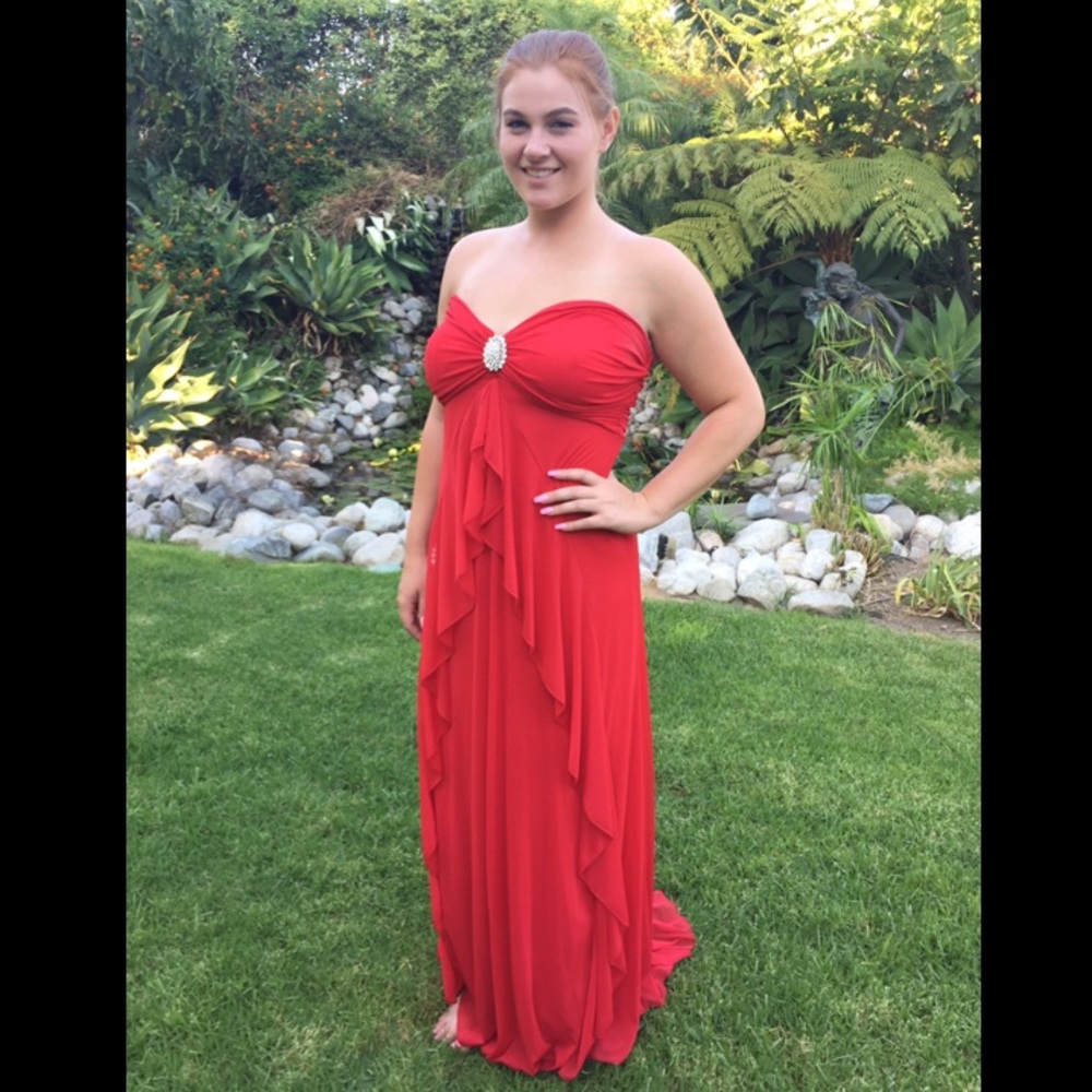 Red dress
