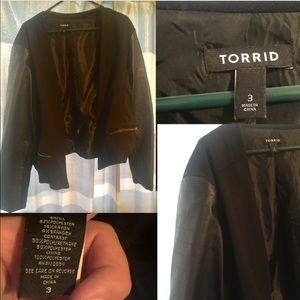 Super chic Torrid leather jacket