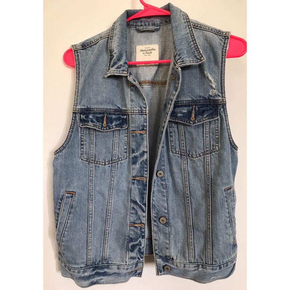 Denim Abercrombie vest