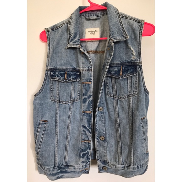 Abercrombie & Fitch Jackets & Blazers - Denim Abercrombie vest