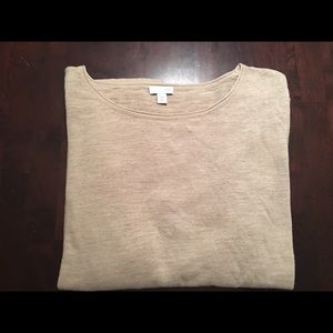 J. Jill 3/4 sleeve length linen blend sweater