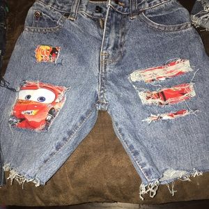 Custom distressed denim for kids women and men!