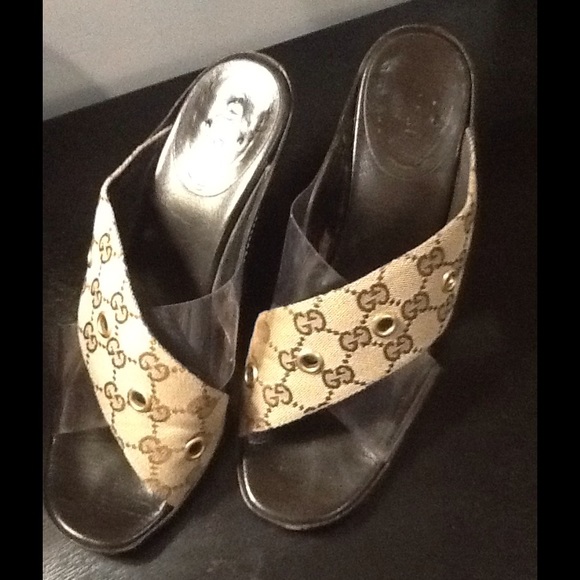 Authentic Gucci Slide Heel - Picture 3 of 6