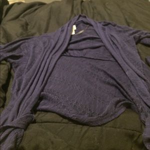 Blue purple cardigan