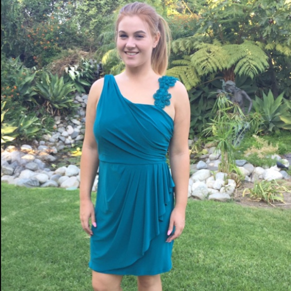 Teal dress