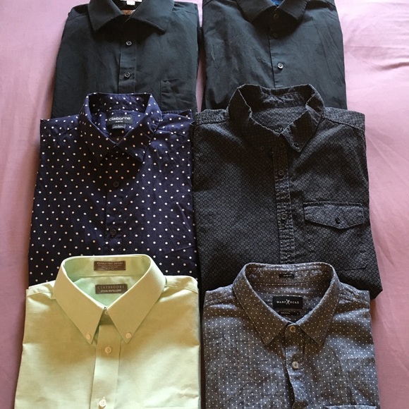 Nordstrom Other - Lot of 6 mens dress shirts casual professional