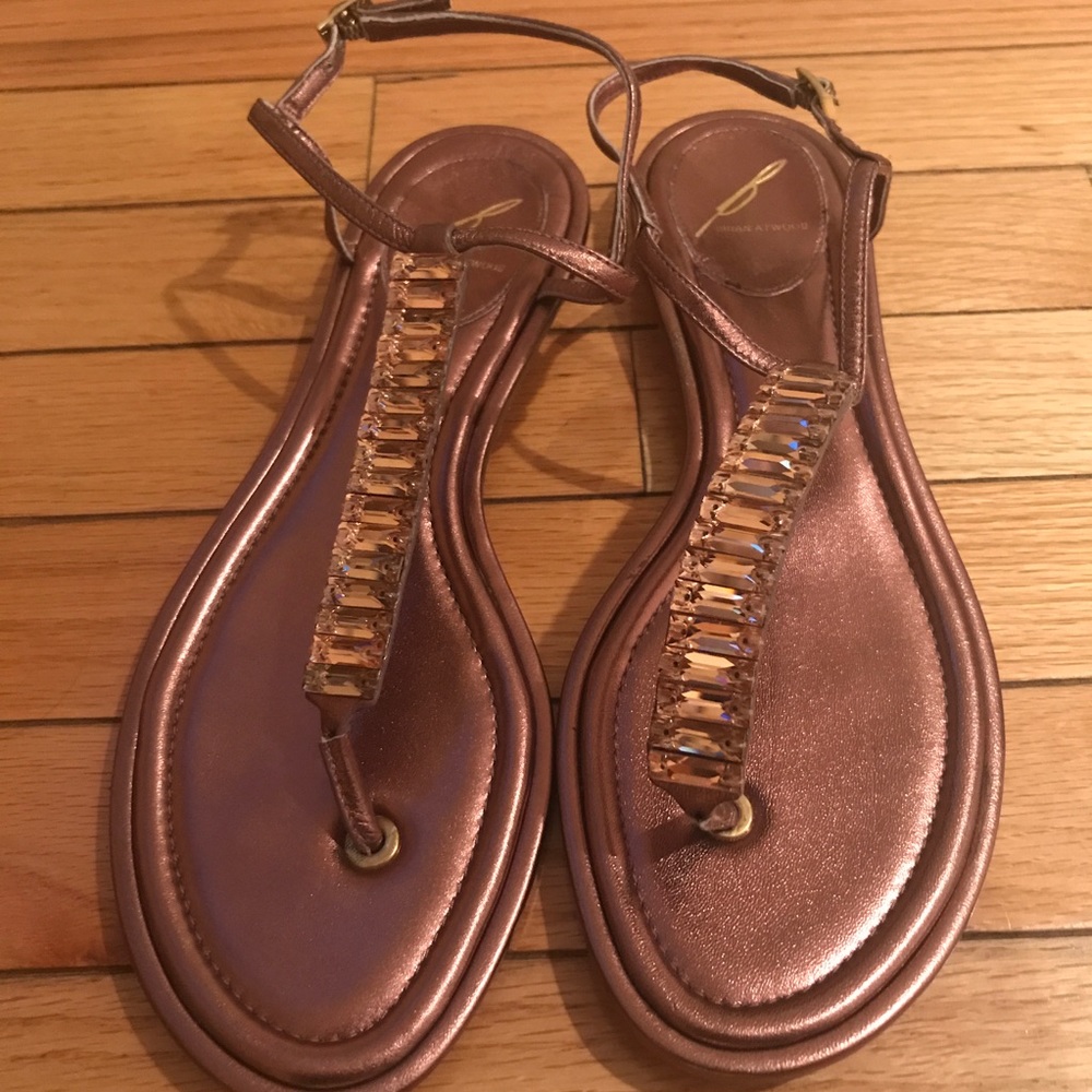 B Brian Atwood "Callas" T-Strap Sandal