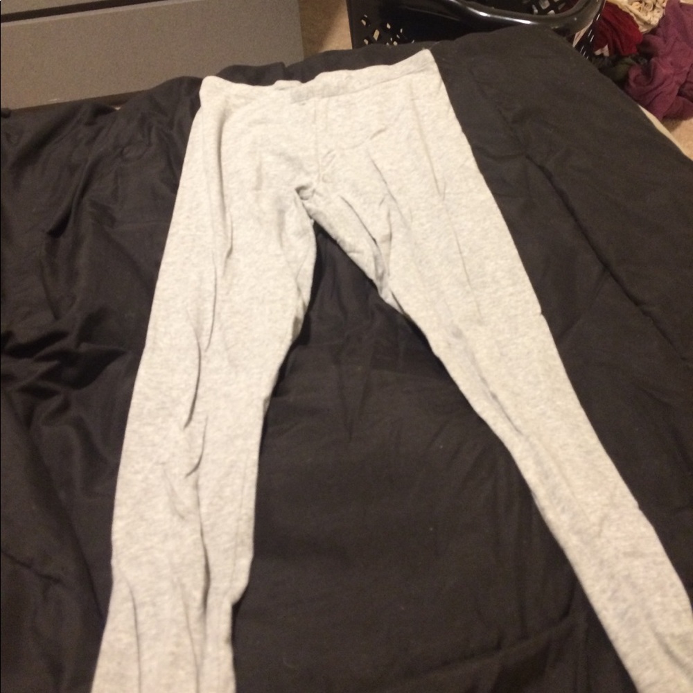 Gray leggings