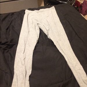 Gray leggings