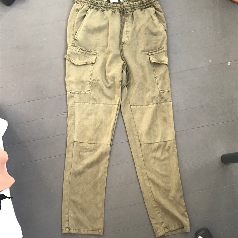 Green comfy khaki pants from nordstrom