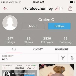 Checkout @croleechumley closet for great prices!