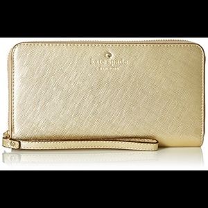 Host Pick!! SALE NEW Golden Kate Spade Wallet 