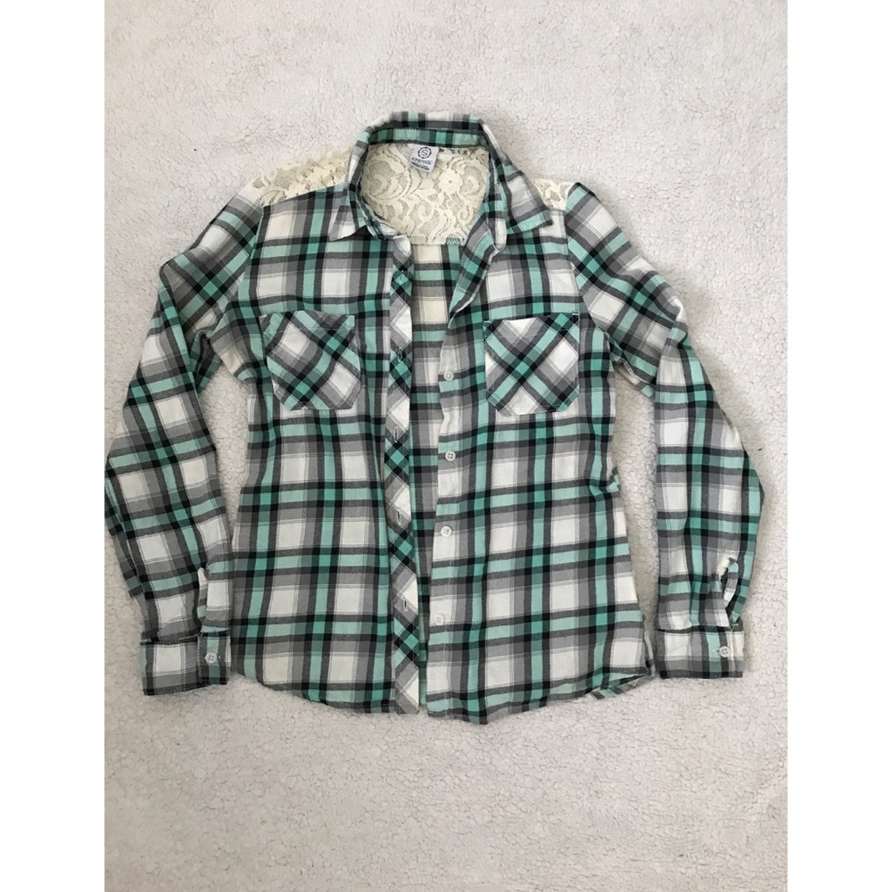 Lace Back Flannel