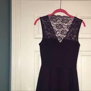 Charlotte Russe Dark Purple Sleeveless Dress