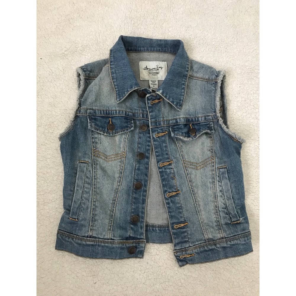 Jean Cut Off Vest