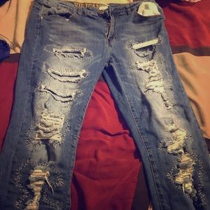 Ripped jeans
