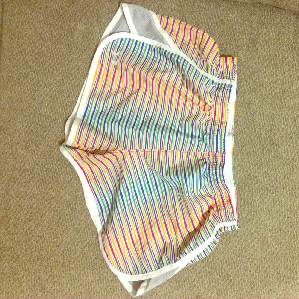 *SOLD* Under armour multicolored running shorts - Picture 1 of 3