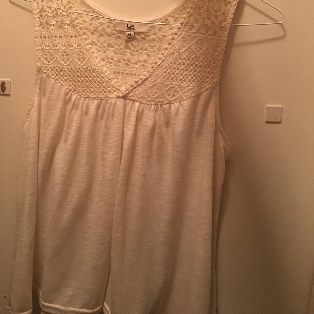 White tank top